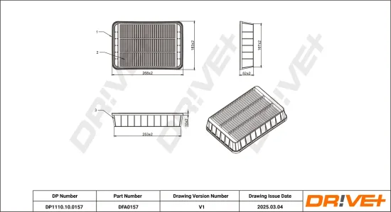Luftfilter Dr!ve+ DP1110.10.0157 Bild Luftfilter Dr!ve+ DP1110.10.0157