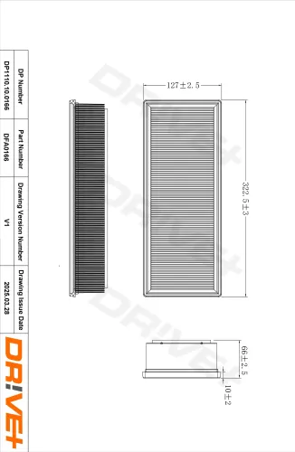 Luftfilter Dr!ve+ DP1110.10.0166 Bild Luftfilter Dr!ve+ DP1110.10.0166