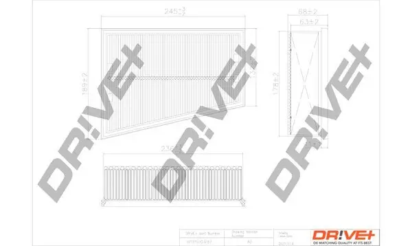 Luftfilter Dr!ve+ DP1110.10.0167