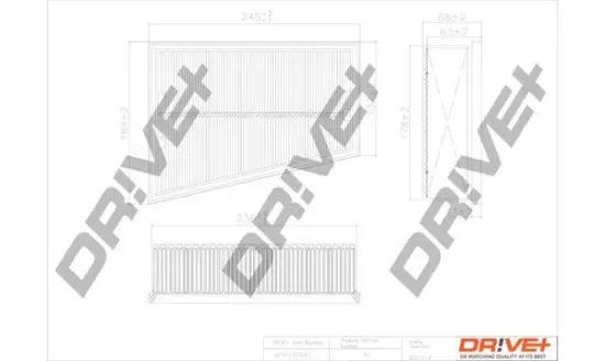 Luftfilter Dr!ve+ DP1110.10.0167 Bild Luftfilter Dr!ve+ DP1110.10.0167