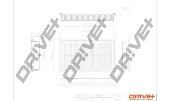 Luftfilter Dr!ve+ DP1110.10.0168 Bild Luftfilter Dr!ve+ DP1110.10.0168