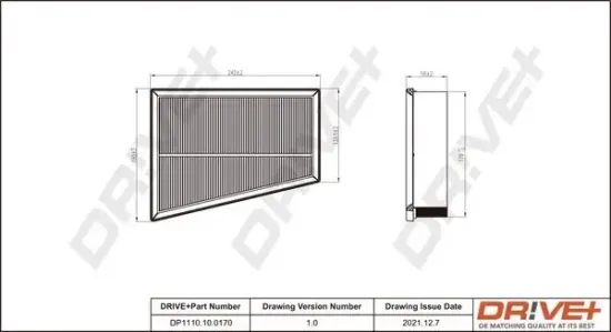 Luftfilter Dr!ve+ DP1110.10.0170 Bild Luftfilter Dr!ve+ DP1110.10.0170