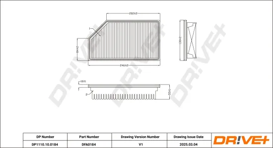 Luftfilter Dr!ve+ DP1110.10.0184 Bild Luftfilter Dr!ve+ DP1110.10.0184