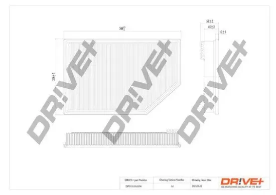 Luftfilter Dr!ve+ DP1110.10.0194 Bild Luftfilter Dr!ve+ DP1110.10.0194