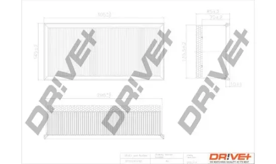 Luftfilter DR!VE+ DP1110.10.0197 Bild Luftfilter DR!VE+ DP1110.10.0197