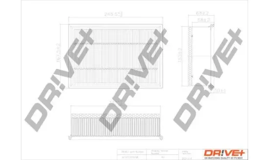 Luftfilter Dr!ve+ DP1110.10.0198 Bild Luftfilter Dr!ve+ DP1110.10.0198