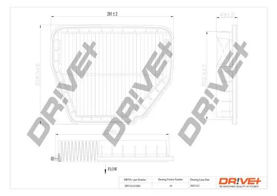 Luftfilter DR!VE+ DP1110.10.0202