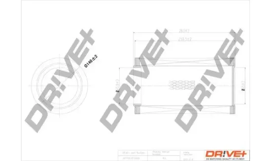 Luftfilter Dr!ve+ DP1110.10.0204 Bild Luftfilter Dr!ve+ DP1110.10.0204