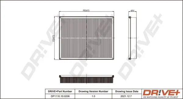 Luftfilter Dr!ve+ DP1110.10.0206