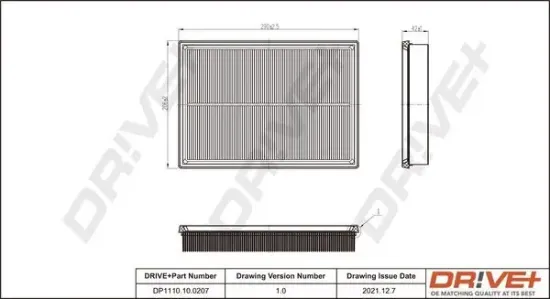 Luftfilter Dr!ve+ DP1110.10.0207 Bild Luftfilter Dr!ve+ DP1110.10.0207