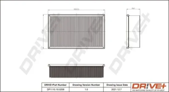 Luftfilter Dr!ve+ DP1110.10.0208 Bild Luftfilter Dr!ve+ DP1110.10.0208