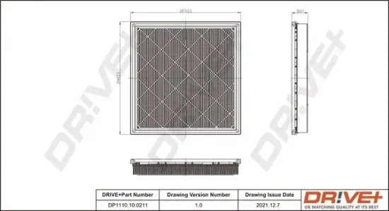 Luftfilter DR!VE+ DP1110.10.0211 Bild Luftfilter DR!VE+ DP1110.10.0211