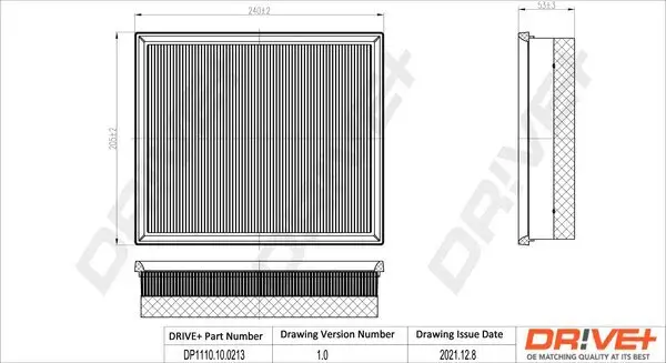 Luftfilter Dr!ve+ DP1110.10.0213