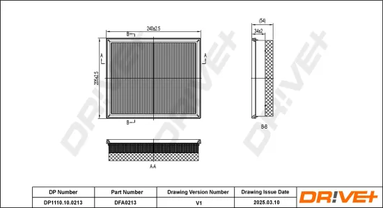 Luftfilter Dr!ve+ DP1110.10.0213 Bild Luftfilter Dr!ve+ DP1110.10.0213