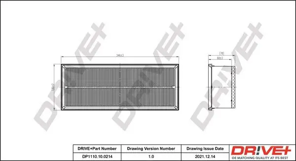 Luftfilter Dr!ve+ DP1110.10.0214