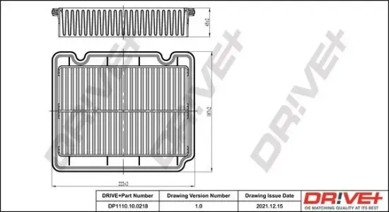 Luftfilter Dr!ve+ DP1110.10.0218 Bild Luftfilter Dr!ve+ DP1110.10.0218