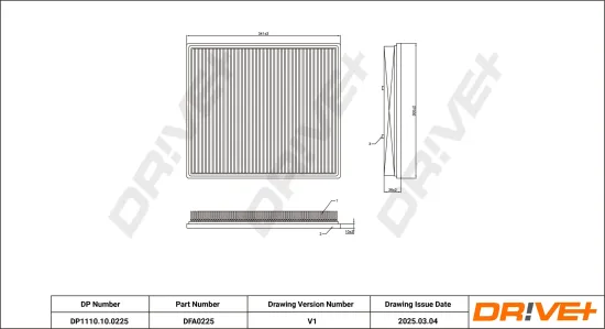 Luftfilter Dr!ve+ DP1110.10.0225 Bild Luftfilter Dr!ve+ DP1110.10.0225
