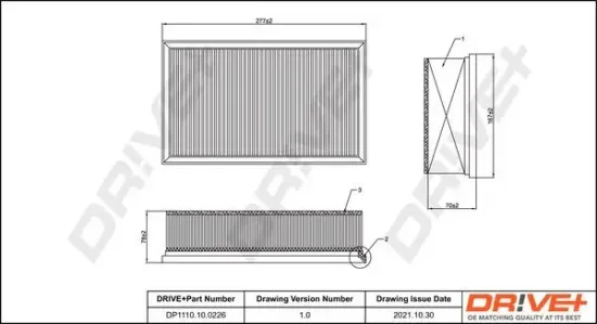 Luftfilter Dr!ve+ DP1110.10.0226 Bild Luftfilter Dr!ve+ DP1110.10.0226