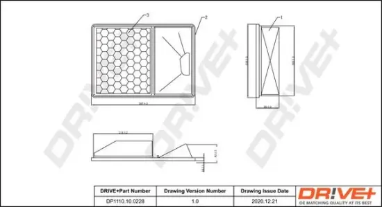 Luftfilter Dr!ve+ DP1110.10.0228 Bild Luftfilter Dr!ve+ DP1110.10.0228