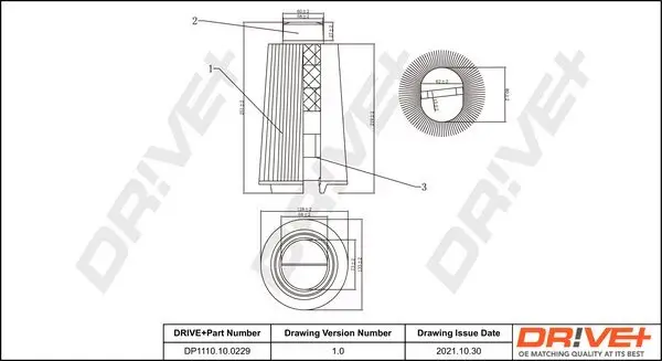 Luftfilter Dr!ve+ DP1110.10.0229