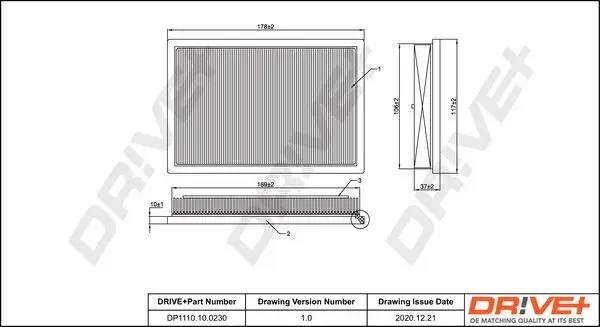 Luftfilter Dr!ve+ DP1110.10.0230