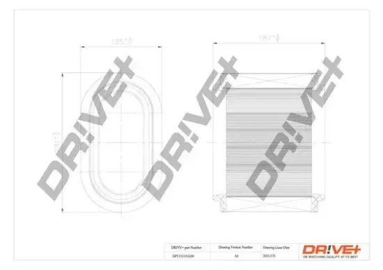 Luftfilter Dr!ve+ DP1110.10.0240 Bild Luftfilter Dr!ve+ DP1110.10.0240