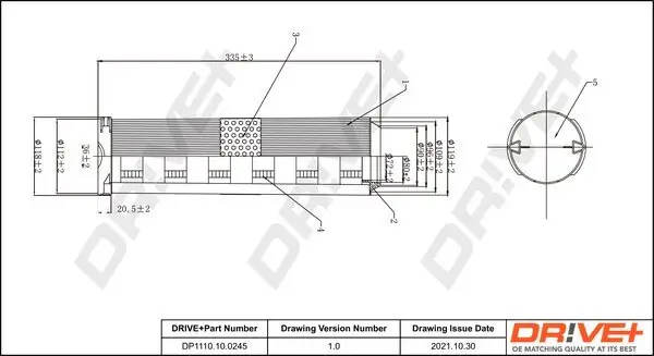 Luftfilter Dr!ve+ DP1110.10.0245 Bild Luftfilter Dr!ve+ DP1110.10.0245