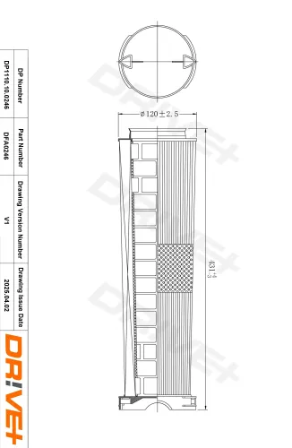 Luftfilter Dr!ve+ DP1110.10.0246 Bild Luftfilter Dr!ve+ DP1110.10.0246