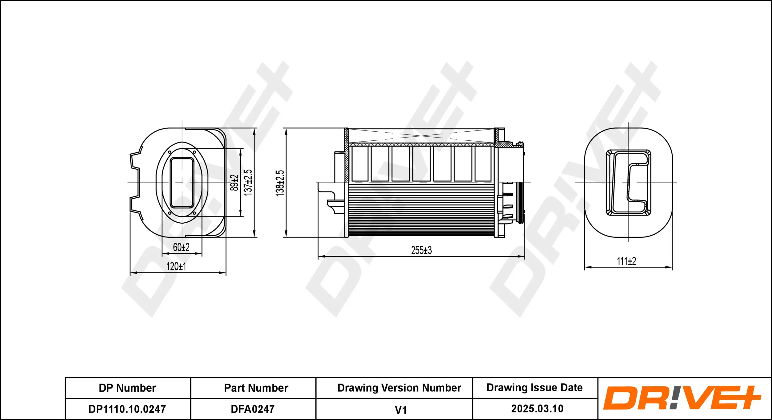 Luftfilter Dr!ve+ DP1110.10.0247
