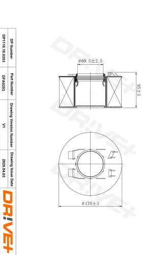 Luftfilter Dr!ve+ DP1110.10.0253 Bild Luftfilter Dr!ve+ DP1110.10.0253