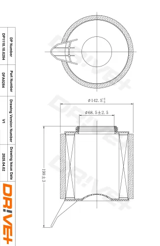 Luftfilter Dr!ve+ DP1110.10.0254 Bild Luftfilter Dr!ve+ DP1110.10.0254