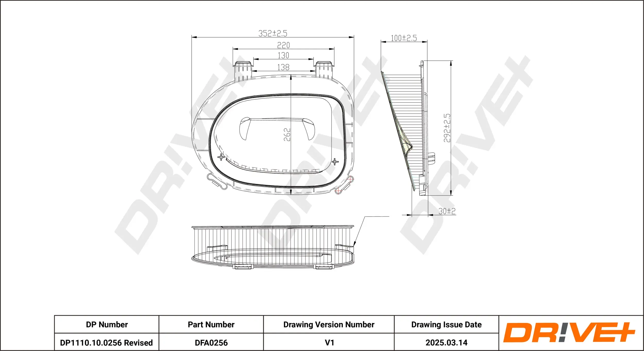 Luftfilter Dr!ve+ DP1110.10.0256