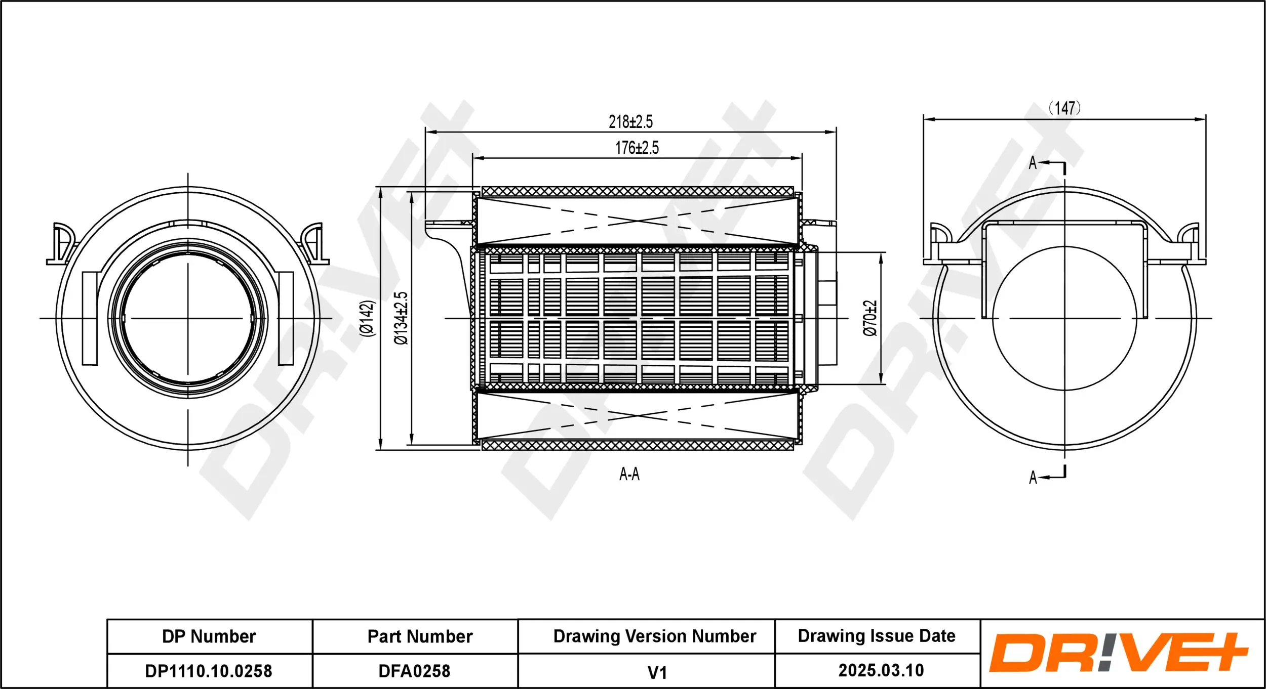 Luftfilter Dr!ve+ DP1110.10.0258