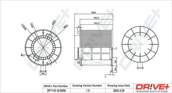 Luftfilter Dr!ve+ DP1110.10.0259