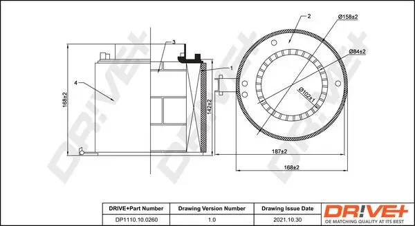 Luftfilter Dr!ve+ DP1110.10.0260