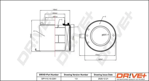 Luftfilter Dr!ve+ DP1110.10.0261