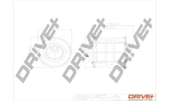 Luftfilter Dr!ve+ DP1110.10.0263 Bild Luftfilter Dr!ve+ DP1110.10.0263