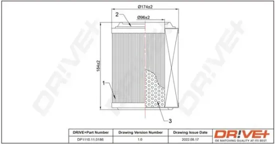 Luftfilter Dr!ve+ DP1110.10.0286 Bild Luftfilter Dr!ve+ DP1110.10.0286