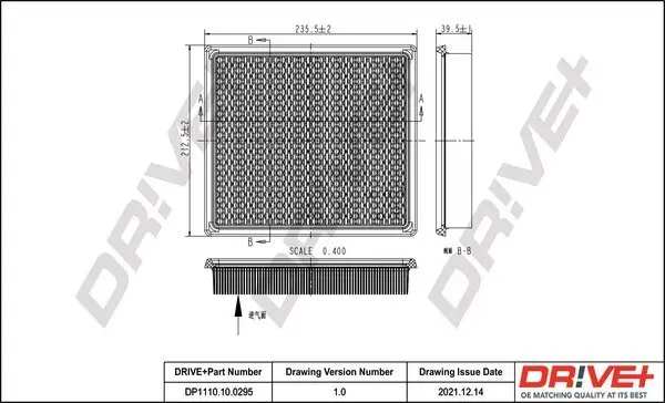 Luftfilter Dr!ve+ DP1110.10.0295