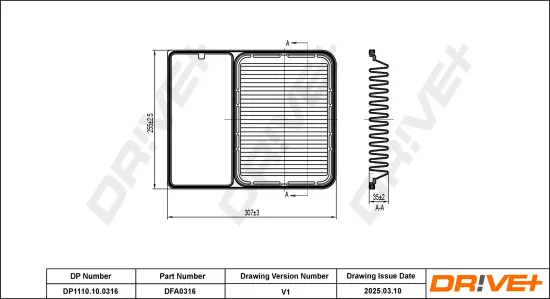 Luftfilter Dr!ve+ DP1110.10.0316 Bild Luftfilter Dr!ve+ DP1110.10.0316