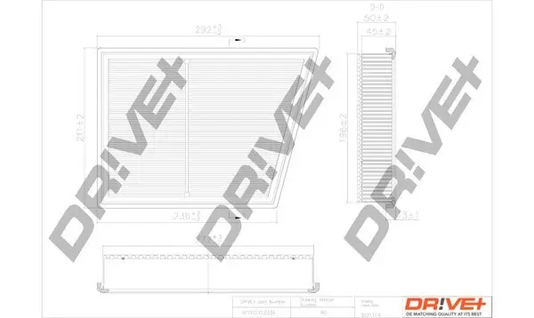 Luftfilter Dr!ve+ DP1110.10.0334