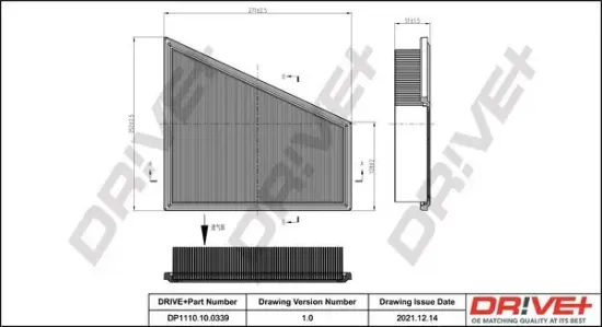 Luftfilter Dr!ve+ DP1110.10.0339 Bild Luftfilter Dr!ve+ DP1110.10.0339