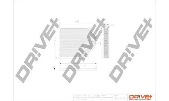 Luftfilter Dr!ve+ DP1110.10.0340 Bild Luftfilter Dr!ve+ DP1110.10.0340