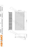 Luftfilter Dr!ve+ DP1110.10.0347