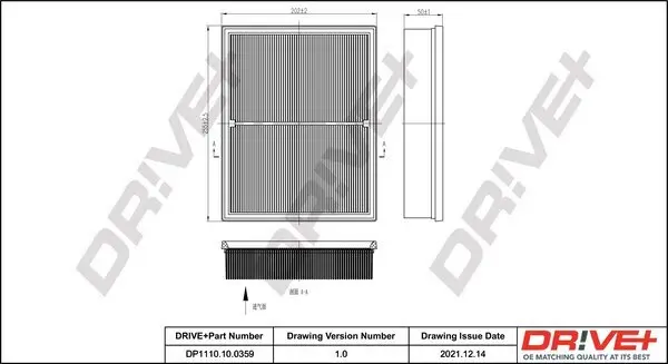 Luftfilter Dr!ve+ DP1110.10.0359