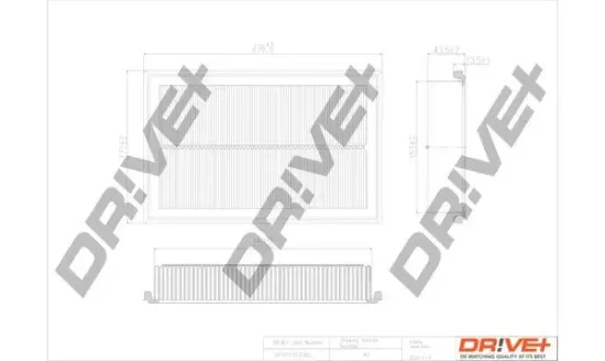 Luftfilter Dr!ve+ DP1110.10.0365 Bild Luftfilter Dr!ve+ DP1110.10.0365