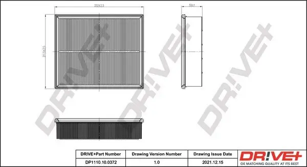 Luftfilter Dr!ve+ DP1110.10.0372