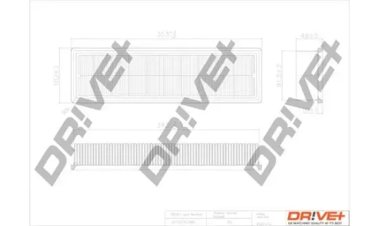 Luftfilter Dr!ve+ DP1110.10.0380 Bild Luftfilter Dr!ve+ DP1110.10.0380