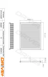 Luftfilter Dr!ve+ DP1110.10.0387
