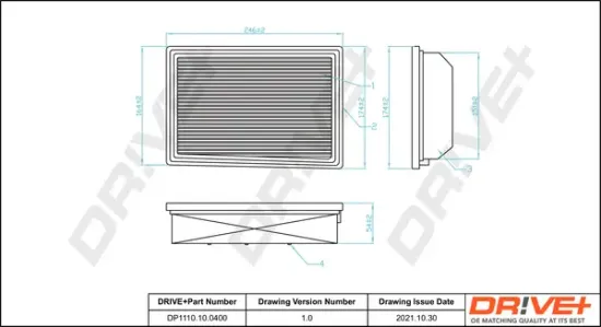 Luftfilter Dr!ve+ DP1110.10.0400 Bild Luftfilter Dr!ve+ DP1110.10.0400